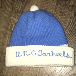 Vintage North Carolina UNC Tar Heels Beanie ski snowboard Holiday Bowl style cap